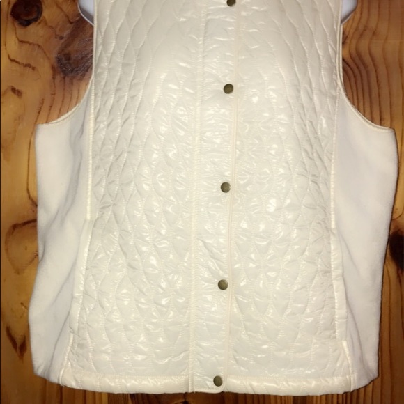 Talbots Cream Vest XLP - Picture 5 of 9